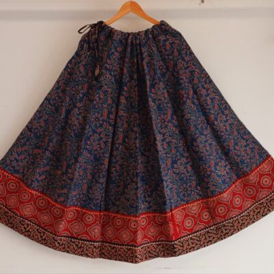 Rangriti Ajrakh Skirt