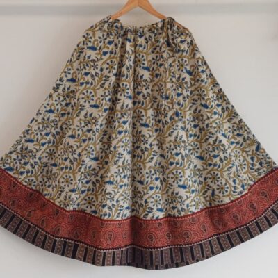 Rangriti Ajrakh Skirt