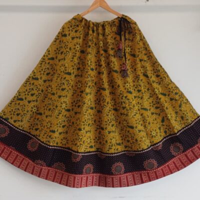 Rangriti Ajrakh Skirt