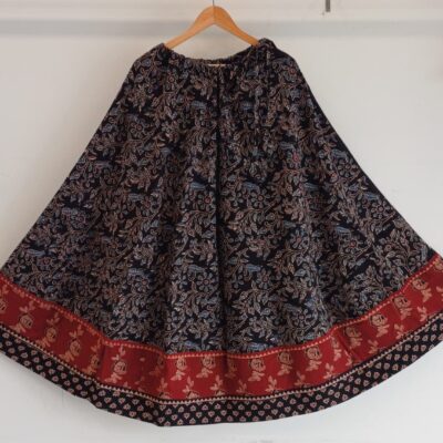 Rangriti Ajrakh Skirt