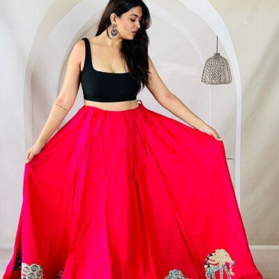 Ghoomar Grace Patchwork Skirt