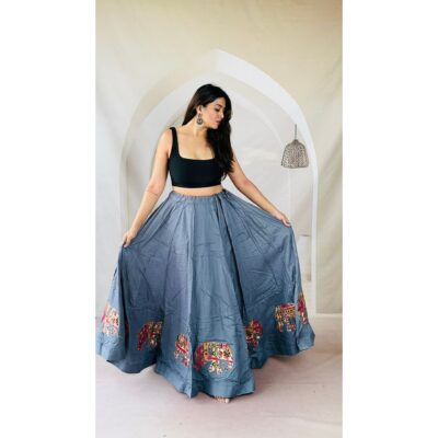 Ghoomar Grace Patchwork Skirt