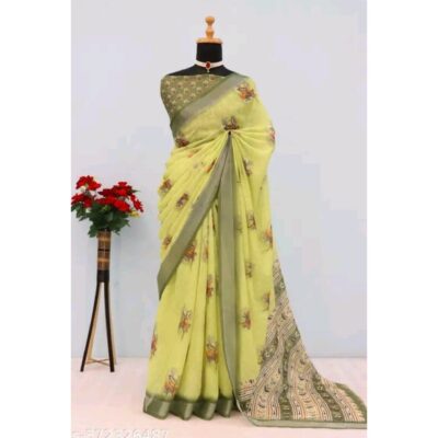 Riva Linen Saree