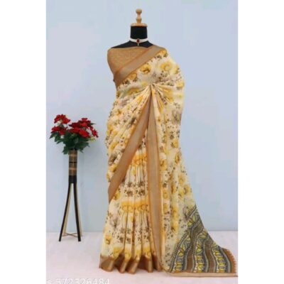 Riva Linen Saree