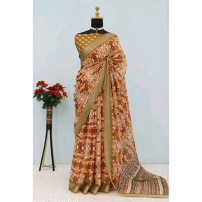 Riva Linen Saree