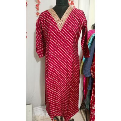Curviya Muslin Silk Kurti