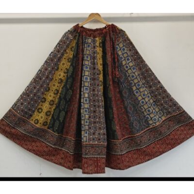 IndieTwirls - Ajrakh Chaniya Skirt