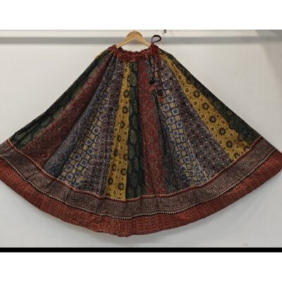 IndieTwirls - Ajrakh Chaniya Skirt