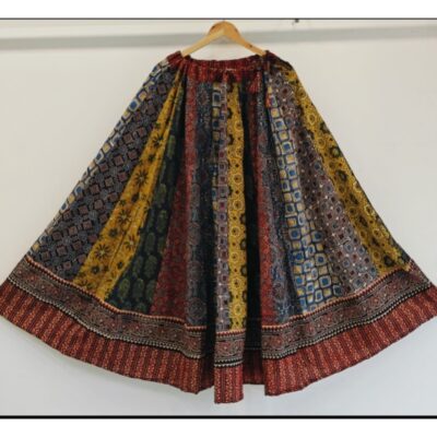 IndieTwirls - Ajrakh Chaniya Skirt