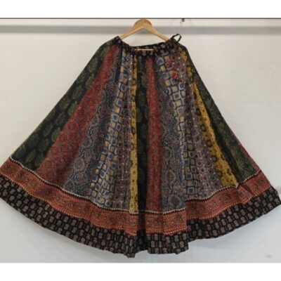 IndieTwirls - Ajrakh Chaniya Skirt