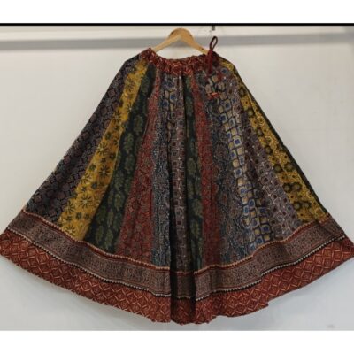 IndieTwirls - Ajrakh Chaniya Skirt
