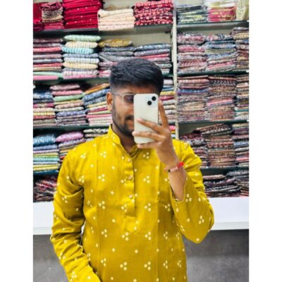 DesiSwag Bandhej Men's Kurta