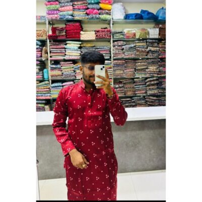 DesiSwag Bandhej Men's Kurta
