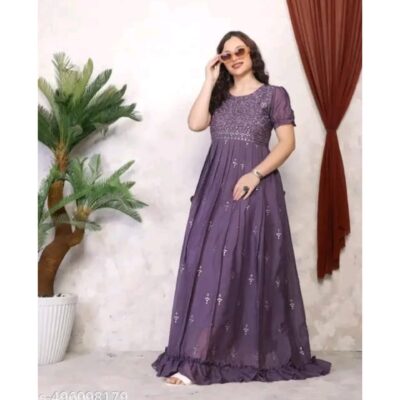 Noorva - Embroidered Party Gown