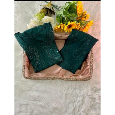 Raag - Mukaish Touch Kurti Set