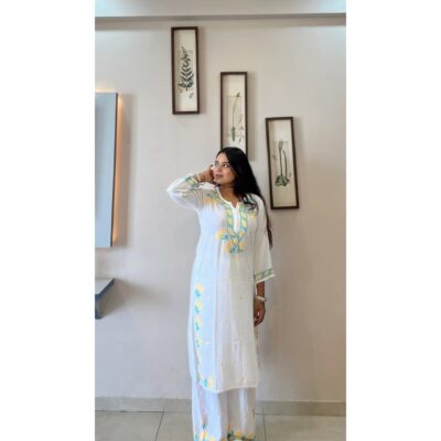 Adaa - Chikankari Kurti Set