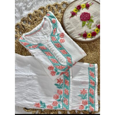 Adaa - Chikankari Kurti Set