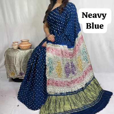 RangSaaz - Bandhej Silk Saree