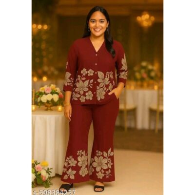 Aura - Floral Print Co-ord Set