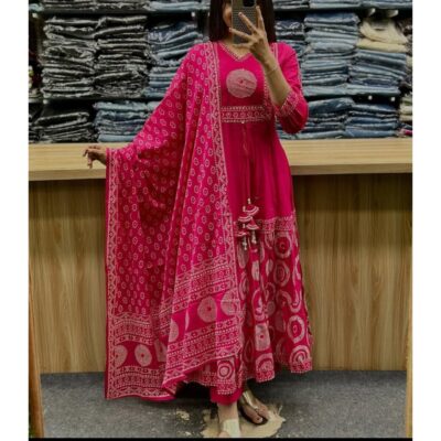 Tara - Flared 3 Piece Set In Mul Cotton