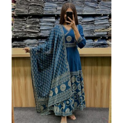 Tara - Flared 3 Piece Set In Mul Cotton