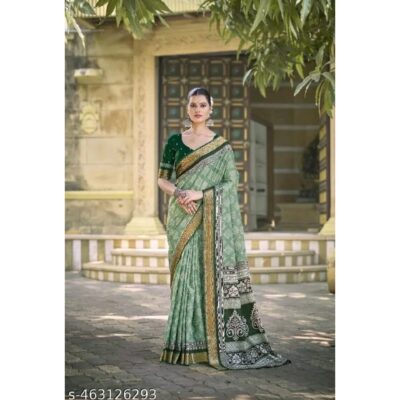 Kala - Mulmul Block Print Saree