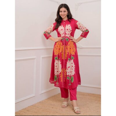 Mira - Cotton Co-ord Set With Pintex Work