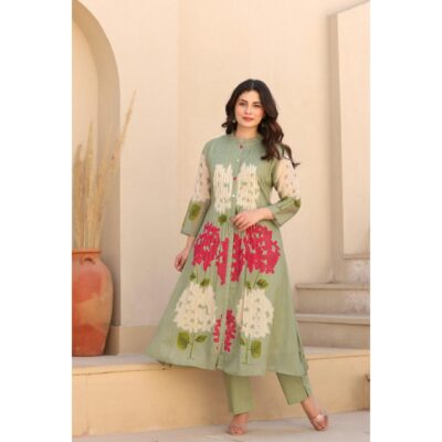 Mira - Cotton Co-ord Set With Pintex Work