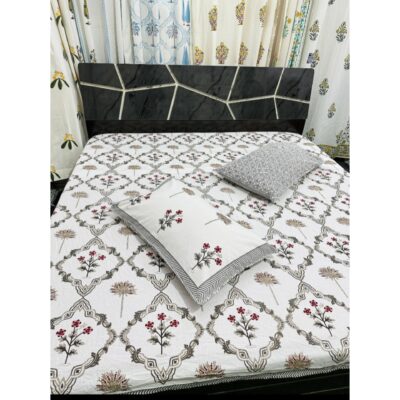 Softtouch - King Size Double Bedsheet Set In Cotton