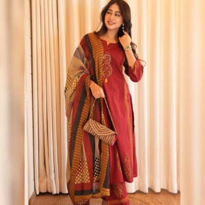 Reet- Ethnic 3 Piece Set in Cotton