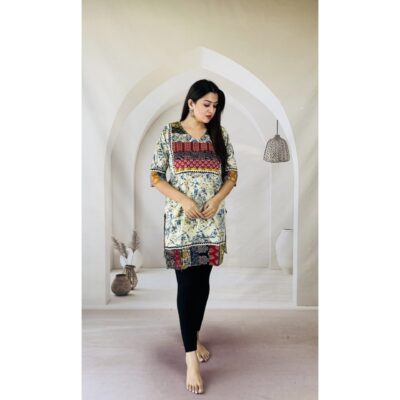 Navya- Handcrafted Short Kurti