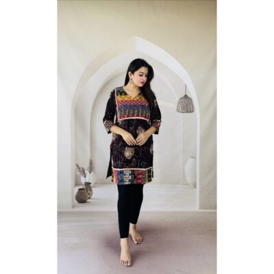 Navya- Handcrafted Short Kurti