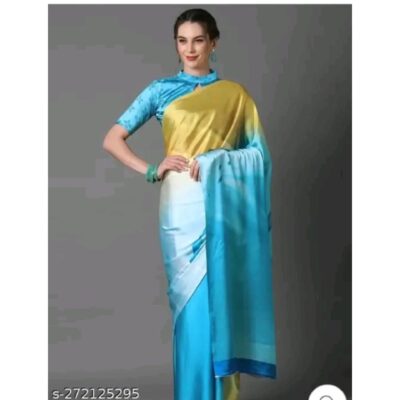 Kiva- Digital Print Saree In Silk Crepe