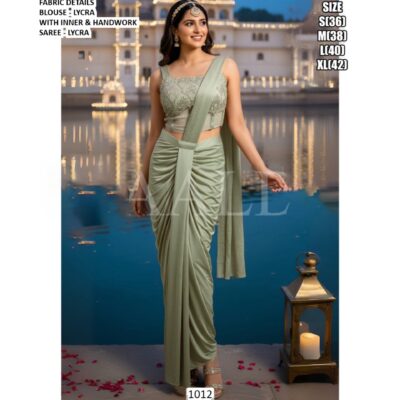 Nia- Ready To Wear Saree With Handwork Blouse