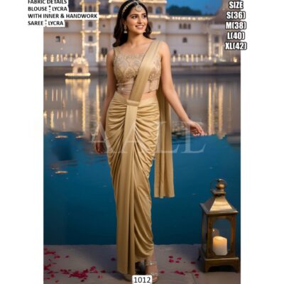 Nia- Ready To Wear Saree With Handwork Blouse