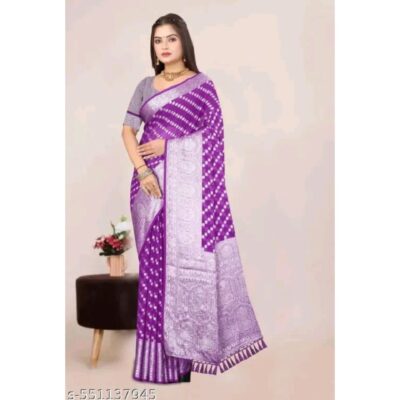 Swara- Georgette Silk Saree With Buti Work