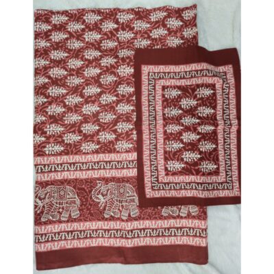 Sutrika- Kutchi Print Cotton Bedsheet for Double Bed