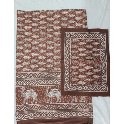 Sutrika- Kutchi Print Cotton Bedsheet for Double Bed