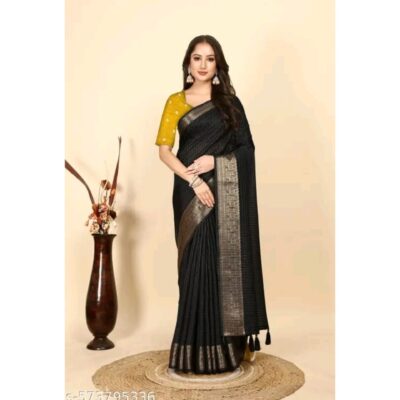 Kosha- Dola Silk Saree With Checks Pattern