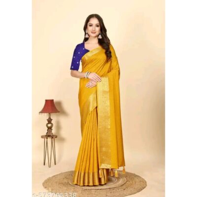 Kosha- Dola Silk Saree With Checks Pattern