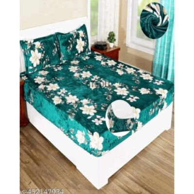 Comfora- Elastic Fitted Bedsheet For Double Bed