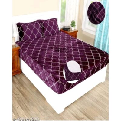 Comfora- Elastic Fitted Bedsheet For Double Bed