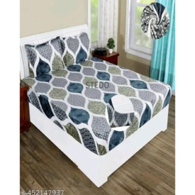Comfora- Elastic Fitted Bedsheet For Double Bed