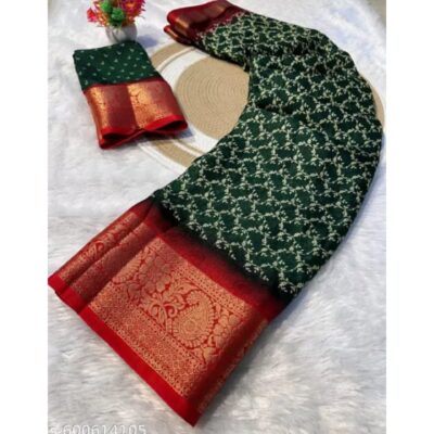 Veda- Chiffon Saree With Printed Pattern