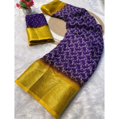 Veda- Chiffon Saree With Printed Pattern