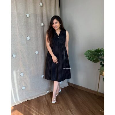 Fabrina- A line One Piece Dress In South Cotton