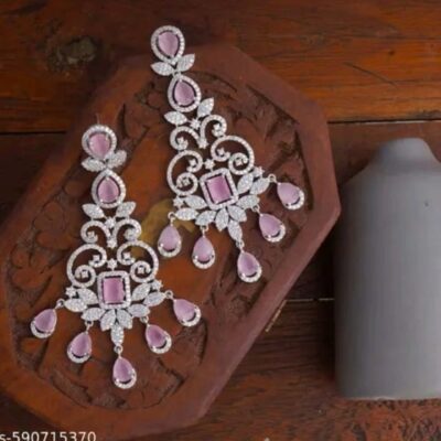 GleamAura- AD Long Earring Set