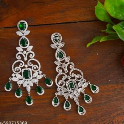 GleamAura- AD Long Earring Set