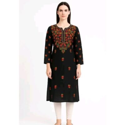 Kalakari- Embroidered Cotton Kurti