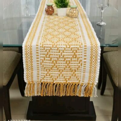 Table Runner With Burlap Touch